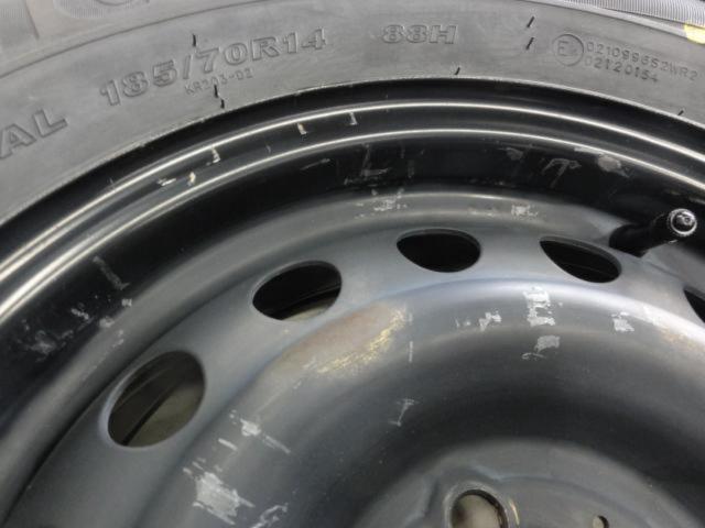 【スペアタイヤに!】日産 E12ノート純正スチールホイール + KENDA(ケンダ) KR203