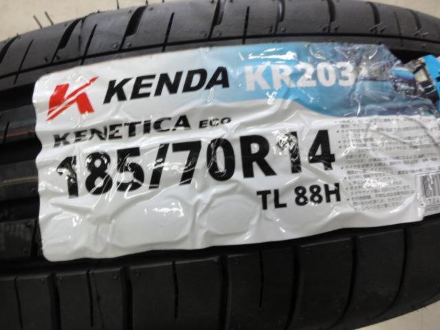 【スペアタイヤに!】日産 E12ノート純正スチールホイール + KENDA(ケンダ) KR203
