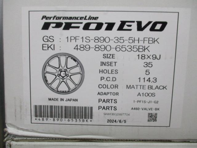 ENKEI PerformanceLine PF01EVO マットブラック