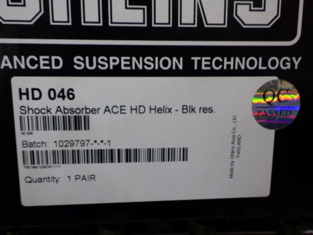 OHLINS part number: HD
046/Screamin' Eagle Part Number 54000350
Rear suspension with remote reservoir