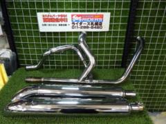 【KER KER】 左右出しフルエキゾーストマフラー FLST(’07)外し