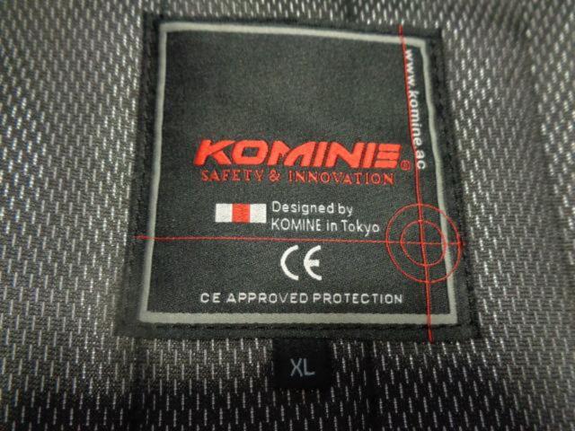 KOMINE(コミネ) 07-603 プロテクトショートウインタージャケット ブラック XLサイズ