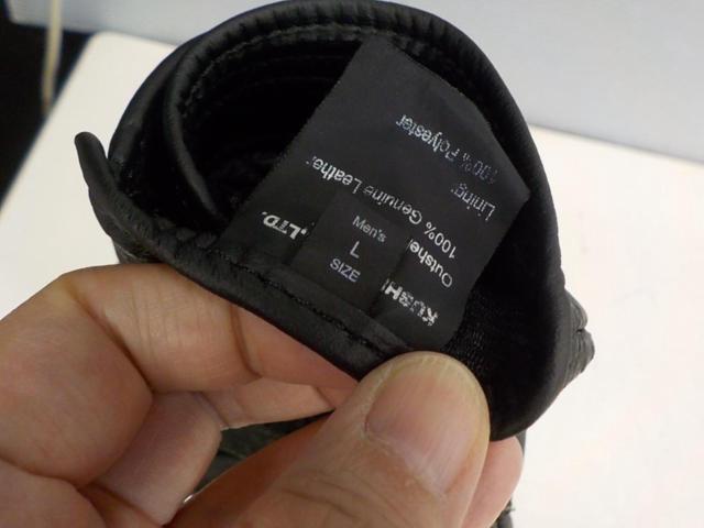 KUSHITANI K-5327 レザーメッシュグローブ サイズ:L