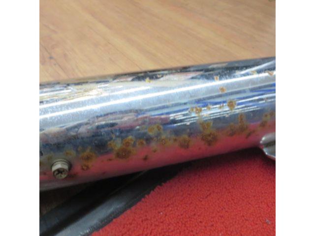 KENTEC 極太スラッシュカット2-1マフラー Φ90 シャドウクラシック400外し