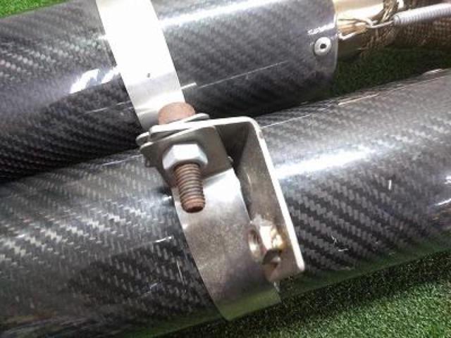 9DANMOTO カーボン巻きスリップオンサイレンサー