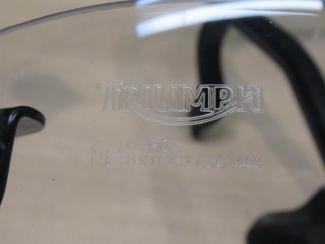 【良品】 純正OP ツーリングスクリーン T100/120(16-)TRIUMPH(トライアンフ)