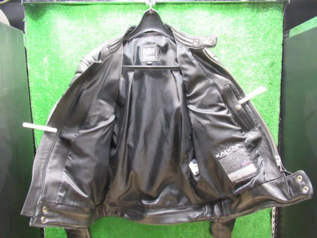【極美品】 サイズLL パテッドシングルライダース KADOYA(カドヤ)