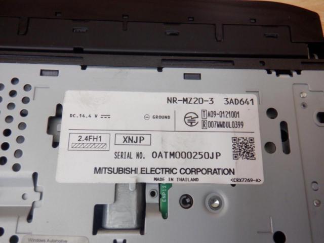 MITSUBISHI NR-MZ20-3 2014年モデル 法人モデル ディスクメディア非対応 ワンセグレスモデル