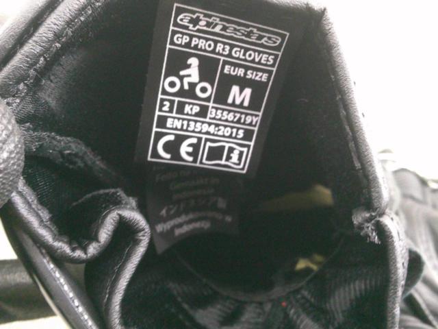 Size MALpinestarsGP
PRO
R3
RACING