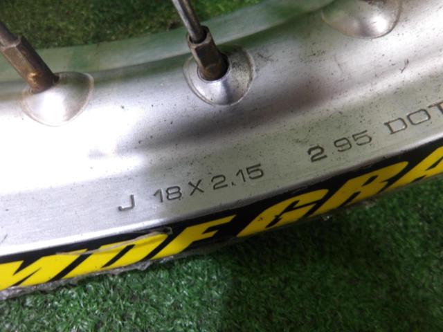 XR230(2010年外し) HONDA 純正DID製前後ホイールセット F:J21×1.60 R:J18×2.15