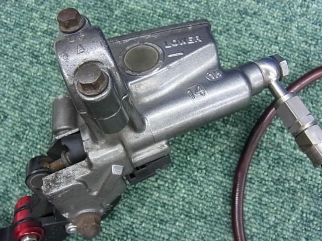 ワケアリ VFR400Rより取外し メーカー不明 油圧クラッチ化クラッチマスター&クラッチレリーズセット