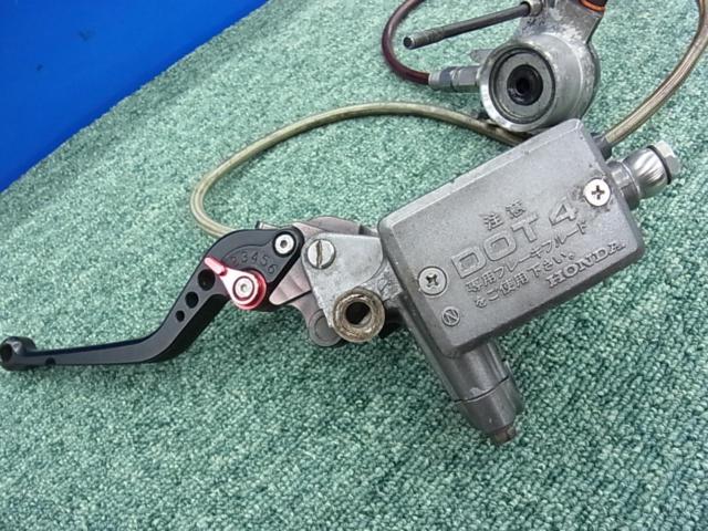 ワケアリ VFR400Rより取外し メーカー不明 油圧クラッチ化クラッチマスター&クラッチレリーズセット