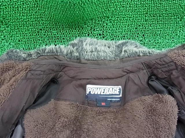 WLサイズ(ウーマンエルサイズ) POWERAGE(パワーエイジ) PJ-8106 FURライダースジャケット *秋/冬用