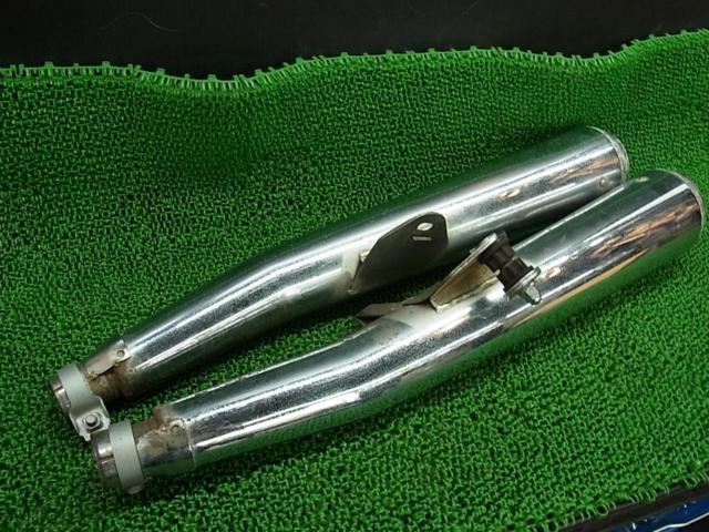 ゼファー750(04年式)より取外し 純正 サイレンサー 左右セット 刻印 KHI K 416