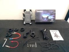 【Kaedear】 スマホホルダー KDR-M11A QI+USB