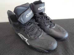 【Alpinestars】FASTER-3 RIDEKNIT ライディングシューズ ブラック  US/8.5 EUR/41