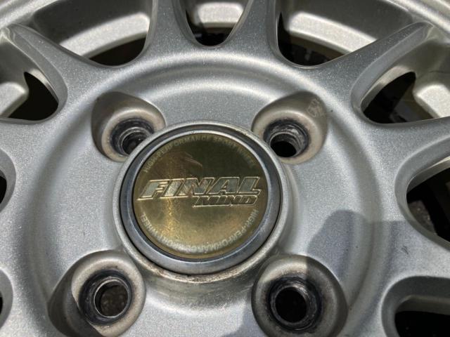 A-TECH(エーテック) FINAL(ファイナル) MIND GR メタリックシルバー + BRIDGESTONE(ブリヂストン) ICE PARTENER 2
