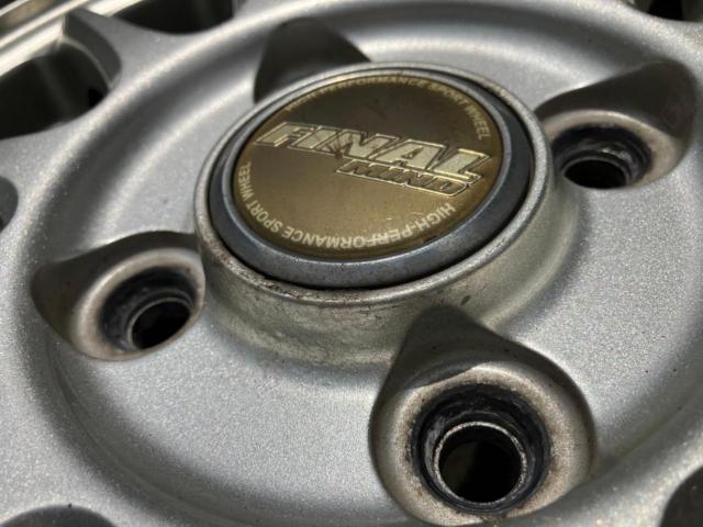 A-TECH(エーテック) FINAL(ファイナル) MIND GR メタリックシルバー + BRIDGESTONE(ブリヂストン) ICE PARTENER 2