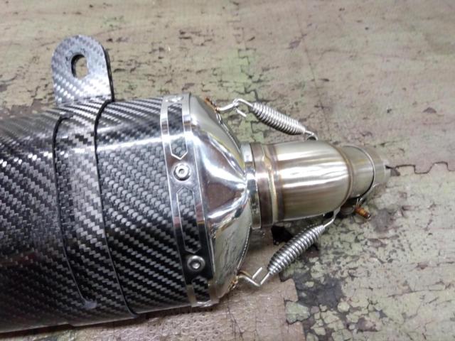 メーカー不明 ツインエンドスリップオンサイレンサー
