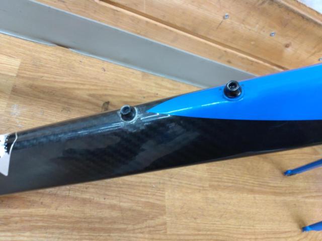 ※※クラック有りガリ傷多数 GIANT DEFY ADVANCED1 2009年頃モデル 700C カーボンロードバイクフレーム ブラック