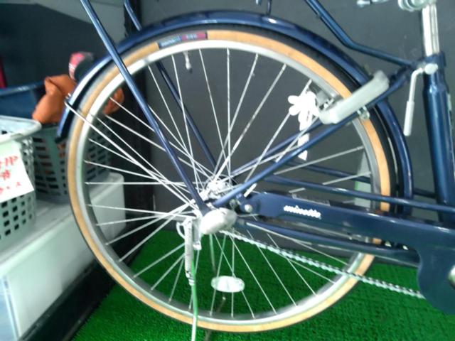 トップバリュ MINETTE 26インチ 内装3段変速 シティサイクル ネイビー