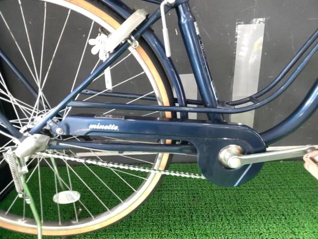トップバリュ MINETTE 26インチ 内装3段変速 シティサイクル ネイビー