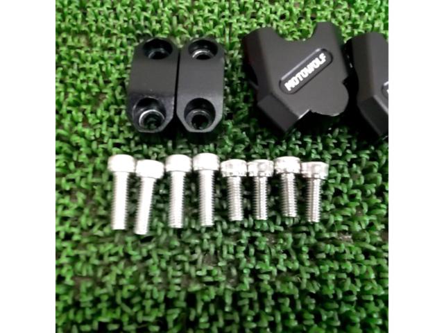 MOTOWOLF ハンドルバーライザー 22mm/28mm汎用