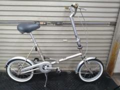 MIYATA SUPER FOLIO 16×1.75インチシングルギア折りたたみ自転車 シャンパンゴールド
