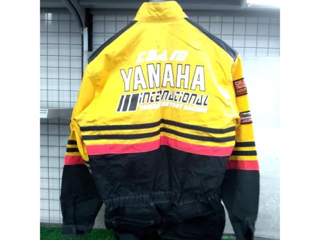 サイズLL【YAMAHA】メカニックスーツ 黒/黄