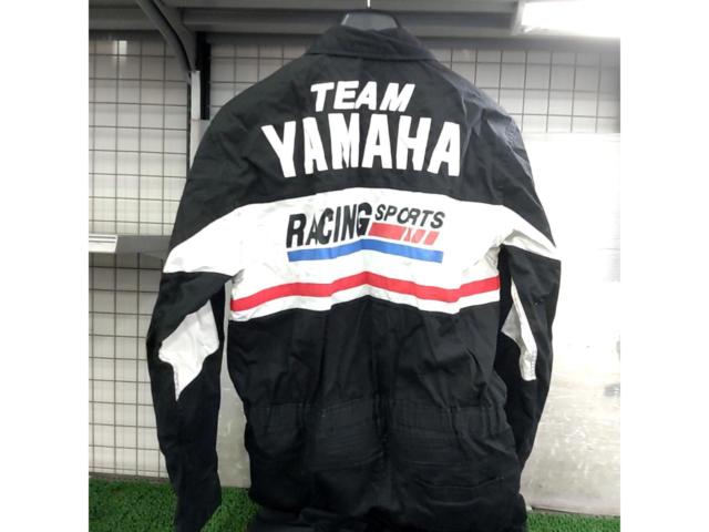 サイズLL【YAMAHA】メカニックスーツ 黒/白