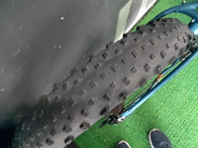 SCOTT BIG JON 2018年モデル 26×4.80 SHIMANO DEOREmix 2×10S ファットバイク ブルー ※各部日焼け・汚れあり 駆動系錆 ブレーキ未整備