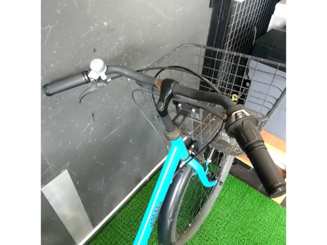 エンドウ商事 NEOSAGE 27インチ シティサイクル ブルー ※サドル破れ・全体的に錆・BBガタなど