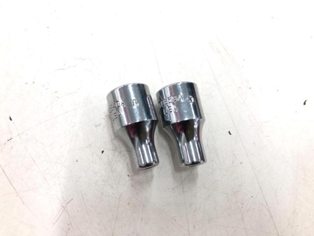 Snap-on スナップオン  トルクス 1/4インチ シャロー ソケット E5 E4 セット TLE