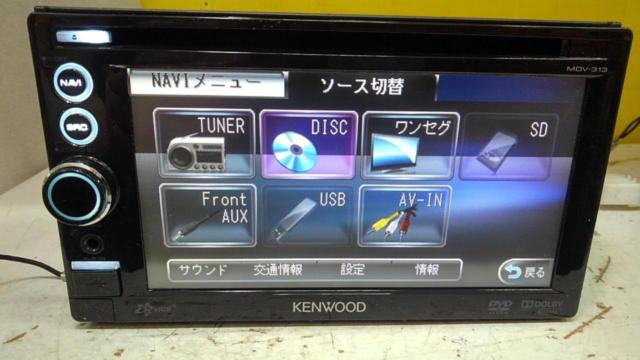 KENWOOD MDV-313 ★かなり古いのでDVDチューナーとして!!★