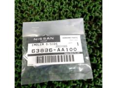 日産 サイド GTエンブレムスカイライン R34 レッド 63896-AA100