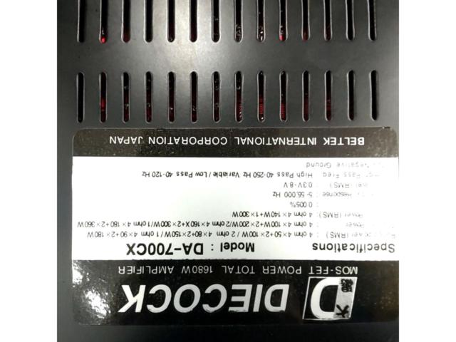 DIECOCK DA-700CX