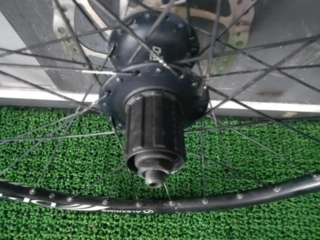 ALEXRIMS DP17 DISC×SHIMANO DEORE FH-M525/HB-M525 26インチMTB用ホイール前後セット 8/9/10/MTB用11S