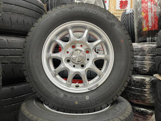 【軽トラ/軽バン6PR車】 Claire スポークホイール＋KENDA ICTEC VAN'Z