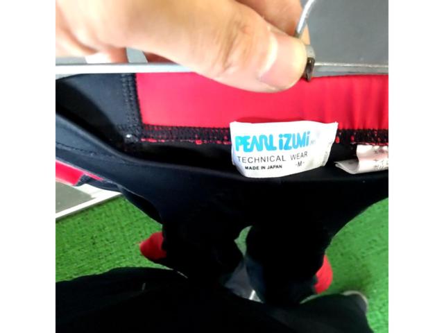 サイズ:M PEARL IZUMI レーサーパンツ ブラック/レッド