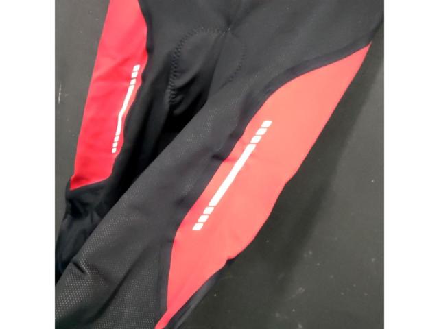 サイズ:M PEARL IZUMI 冬用サイクルパンツ レッド/ブラック
