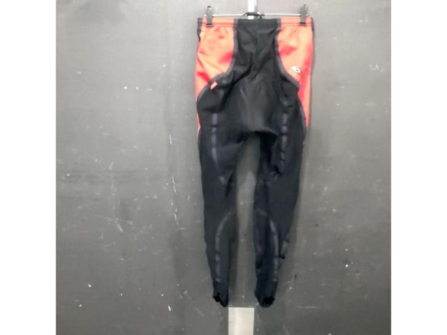 サイズ:M PEARL IZUMI 冬用サイクルパンツ レッド/ブラック