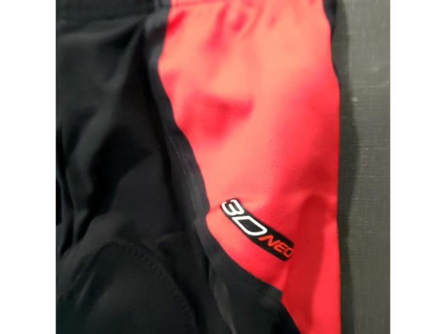 サイズ:M PEARL IZUMI 冬用サイクルパンツ レッド/ブラック