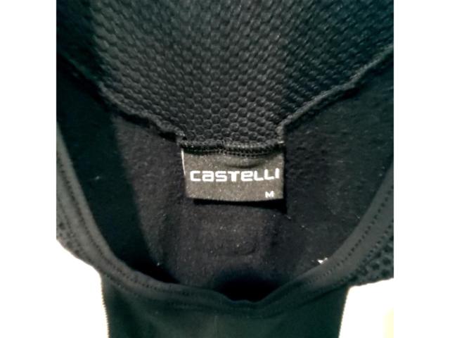 サイズ:M Castelli ビブタイツ ブラック/レッド