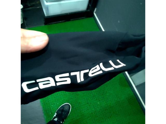 サイズ:M Castelli ビブタイツ ブラック/レッド