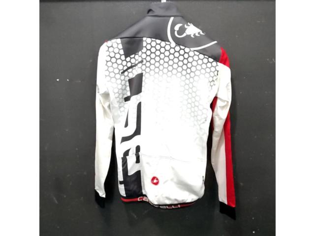 サイズ:M Castelli 冬用長袖サイクルジャージ ホワイト