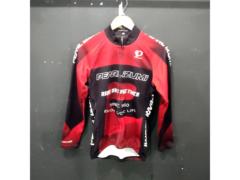 サイズ:M PEARL IZUMI 冬用長袖サイクルジャージ レッド/ブラック