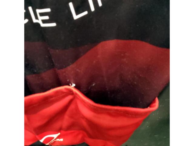 サイズ:M PEARL IZUMI 冬用長袖サイクルジャージ レッド/ブラック