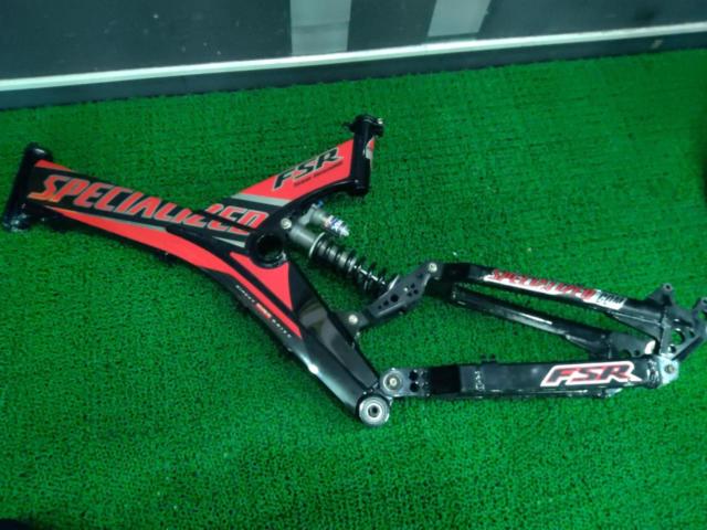 SPECIALIZED S-WORKS FSR TEAM DH 2002年ごろ フルサスペンションMTBフレーム ブラック