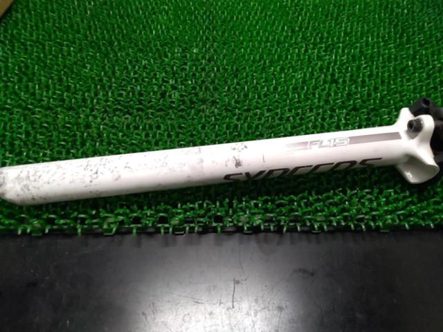 Φ27.2/290mm Syncros FL1.5 オフセット0mm アルミシートポスト ホワイト
