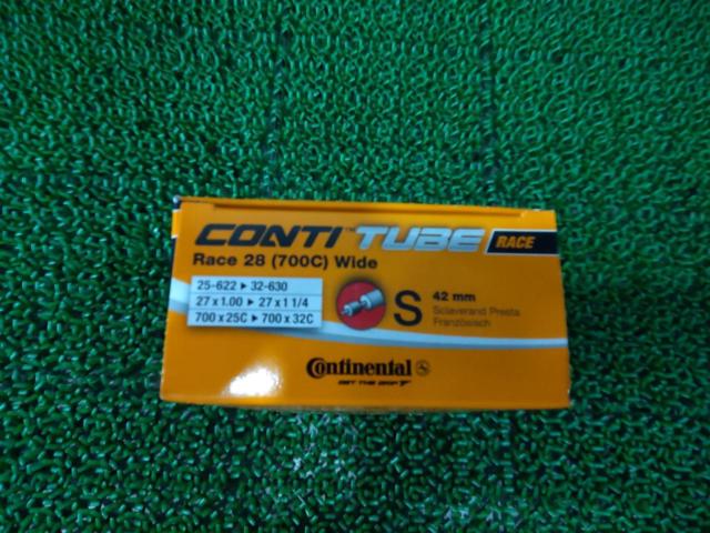 Continental RACE 28 700C 仏式 42mm 700×25-32c 25×622ー32×630 チューブ